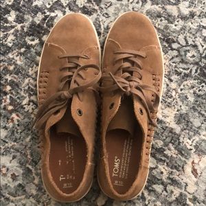 TOMS Suede Tennis Shoes